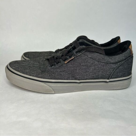 Vans Mens Off The Wall Gray Casual Skate Shoes Top Lace up Size 8 - Picture 5 of 8